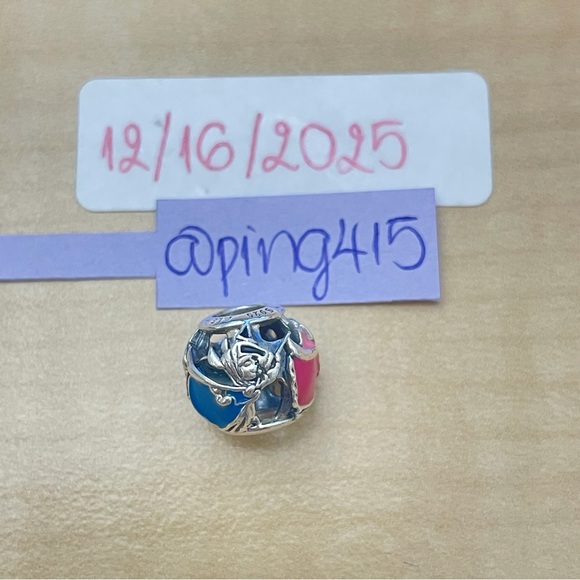 Pandora HTF Disney Aurora's Fairy Godmothers Charm - Picture 8 of 14